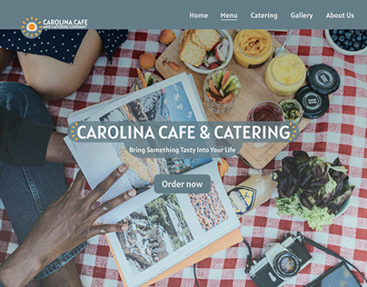 Website redesign Carolina Cafe&Catering.