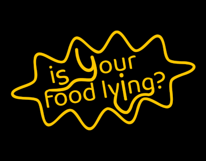 is your food lying? An interactive infographic