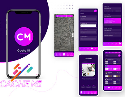 Cache Mii-Mobile App Design