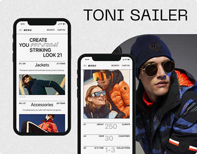 TONI SAILER — new redesign website