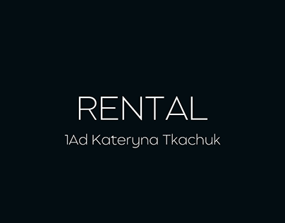Short Film 'Rental' / Tkachuk K, 1AD