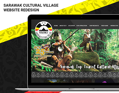 Sarawak Cultural Village - Website Redesign Concept