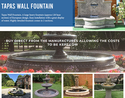 Wall Fountain: Outstanding Stress Reliever