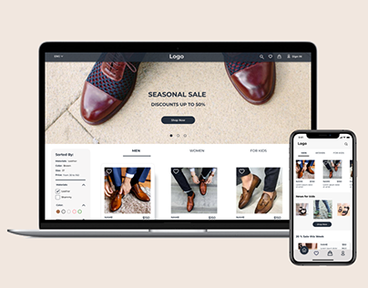 Shoes's E-commerce Web & App