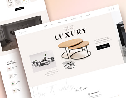 Modern, Creative & minimalist Furniture Website