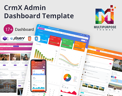CrmX Analytics - Bootstrap Admin Dashboard Template