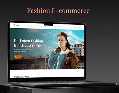 Fashion E-commerce Landing Pge