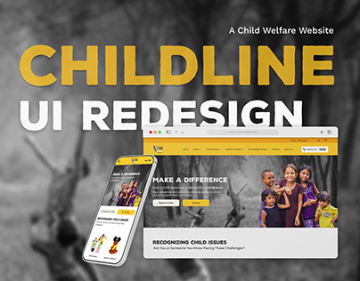 Childline | Children Welfare Website | UI Redesign