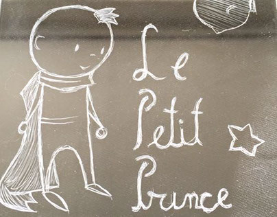 Drypoint - Le Petit Prince - WIP