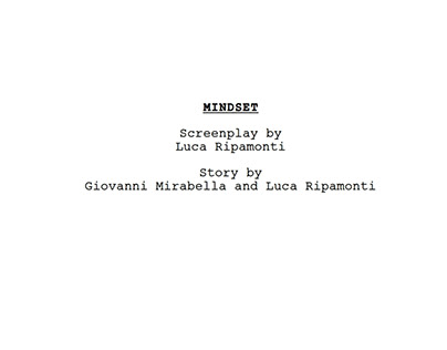 Mindset (screenplay)