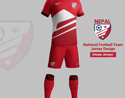 National Football Team Jersey Design #Nepal