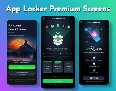 App Locker Premium Screens