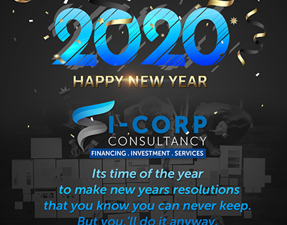 I-corp consultancy company social media greetings