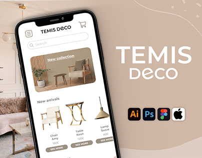UI Design | App design | TEMIS Home Deco