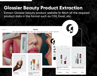 Glossier Beauty Product Extraction