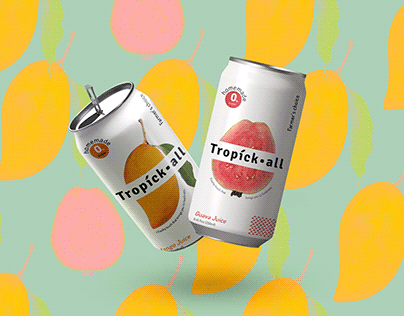 Tropíck•all - Fresh Juice Branding & Package design