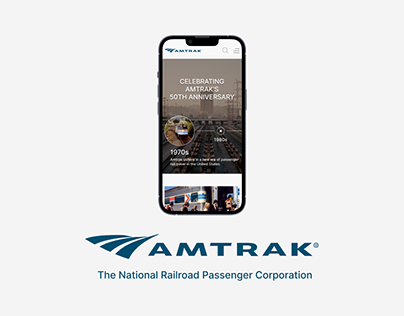 Amtrak corporate website redesign