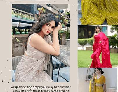 Transform Your Look: Saree Draping Styles to Look Slim