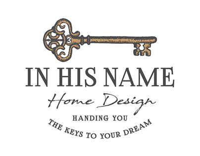In His Name Home Design Logo