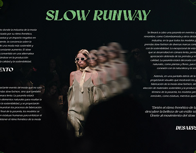 Board Slow Runway (Slow Fashion)