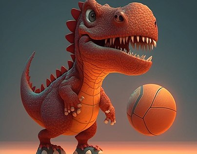 basket dinossaur