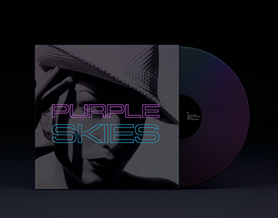 Purple Skies- Album design