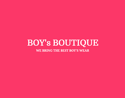 Boy's Boutique