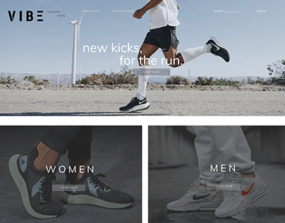 VIBE Sneakers Store - Website