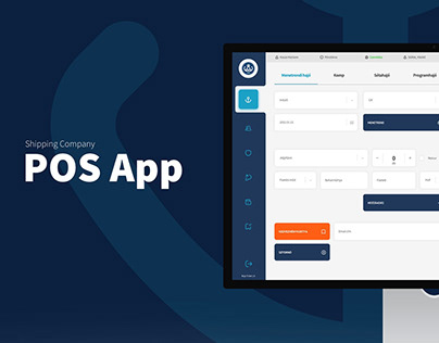 UI/UX Design for a shipping company - POS App Design