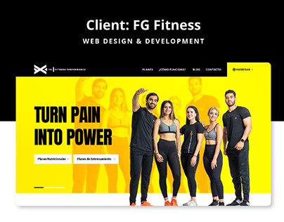 Project: FG Fitness | Web Design
