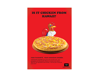 Advertising Poster for Pizza Hut Delivery