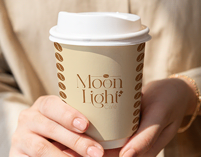 Moon Light Café visual identity