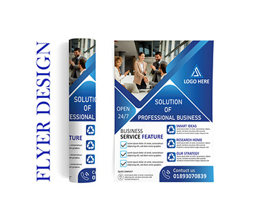 Professional business flyer design