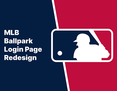 MLB Ballpark Redesign - Login