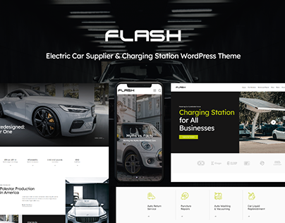 Electric Car Supplier & Charging Station WP Theme