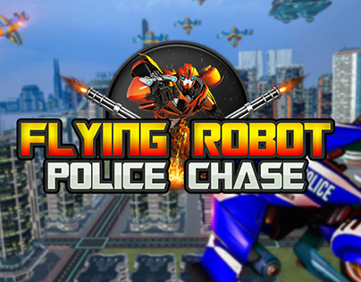 Flying Robot Police Chase