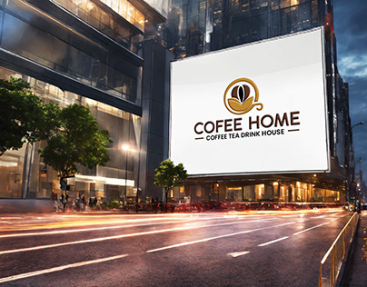 Coffee home logo design