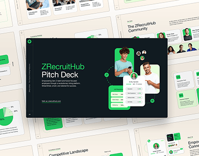 Fundraising Pitch Deck for a Hiring Platform