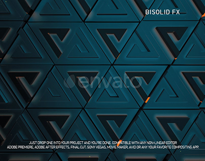 Abstract Background With Moving Triangle Shapes