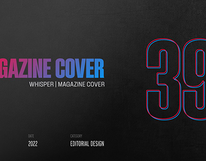 'Whisper' | magazine cover prototype