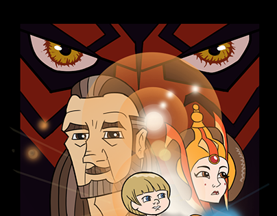 [Star Wars] Episode 1 Poster Redraw