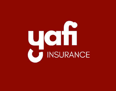 Yafi Insurance company brand identity design.