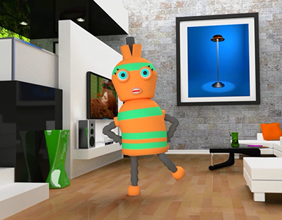 3D Modelling - Robot Dance