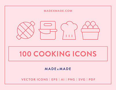 Line Icons – Cooking