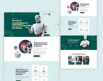 Artificial Intelligence Landing Page