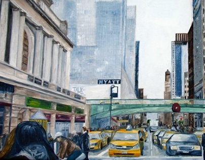 Grand Central Station, NYC. Oil on Canvas.