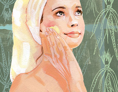 Beauty illustration - Avenue Magazine