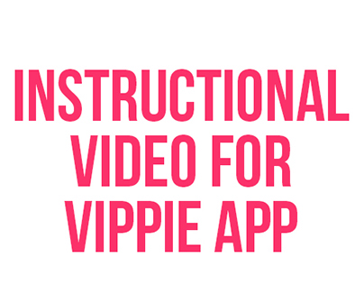 Instructional video for Vippie app