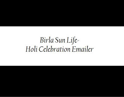 Birla Sun Life Holi Celebration Emailer 