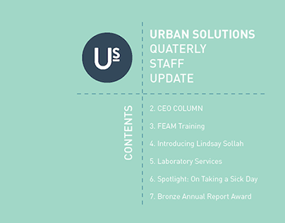Urban Solution Quaterly Report
